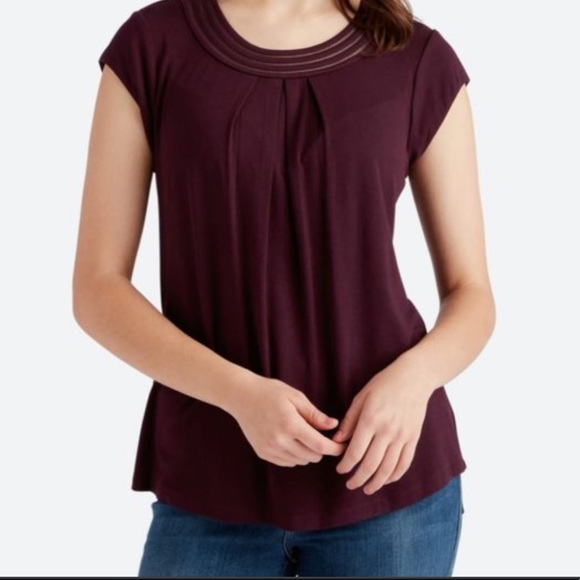 Tops | Daniel Rainn Brinn Scoop Neck Knit Top | Poshmark